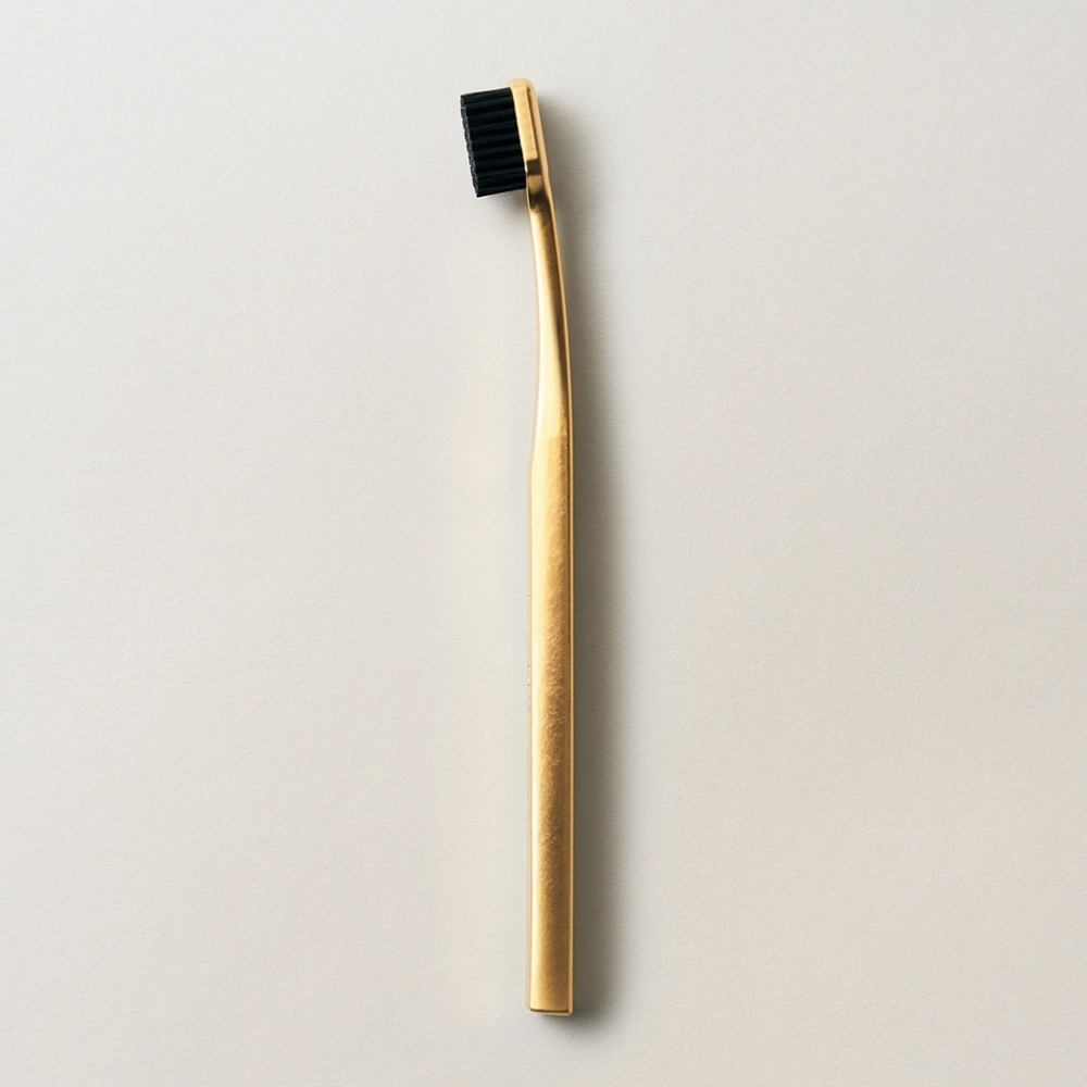 Aurezzi 24K Gold Black Siyah Soft Yumuşak Diş Fırçası