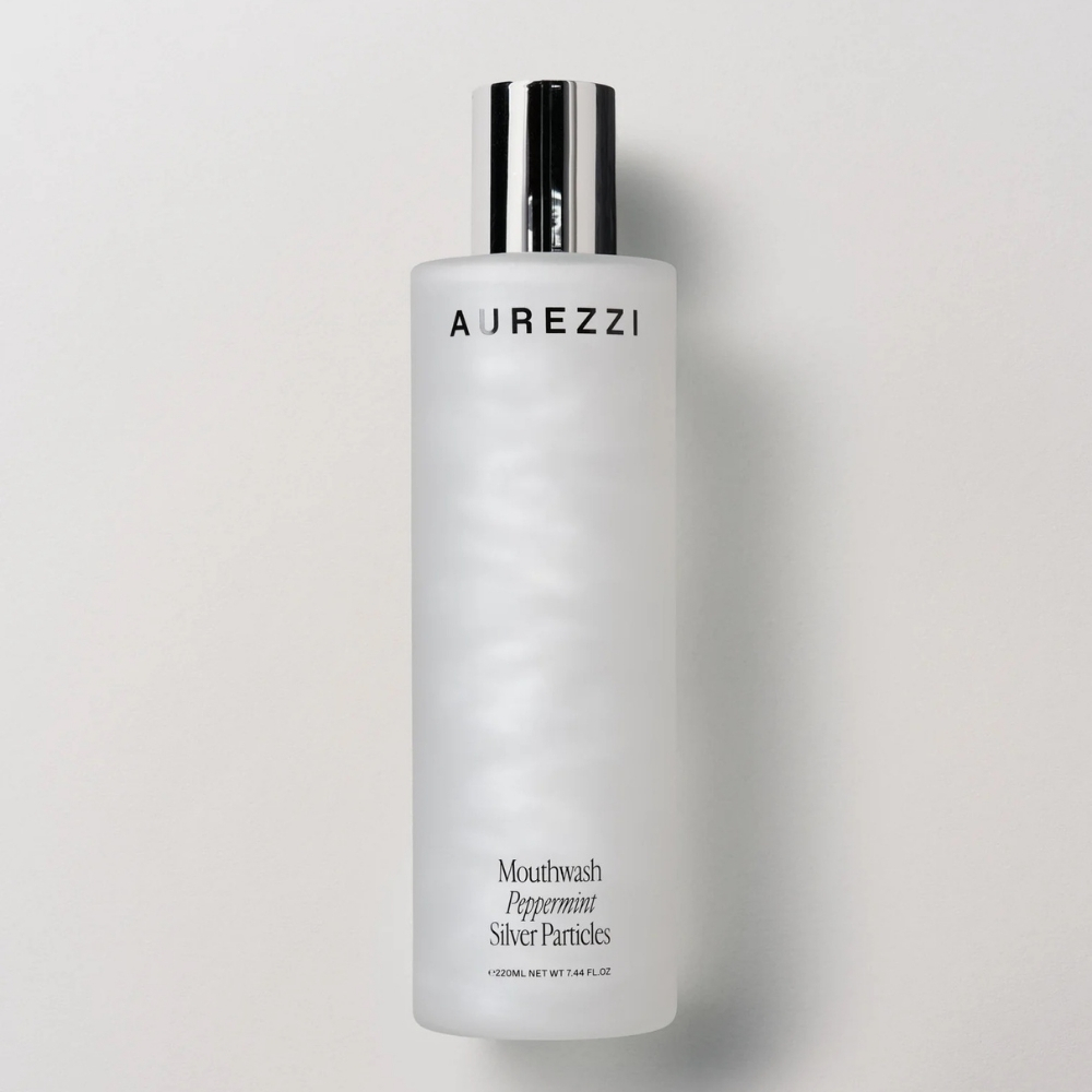 Aurezzi Nane Aromalı Gümüş Parçacıkları Silver Ağız Bakım Suyu