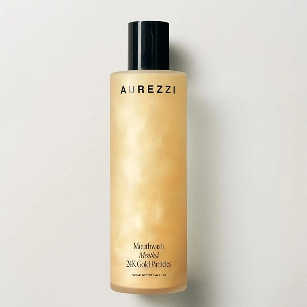 Aurezzi Mountwash 24K Altın Parçacıkları Menthol Ağız Bakım Suyu