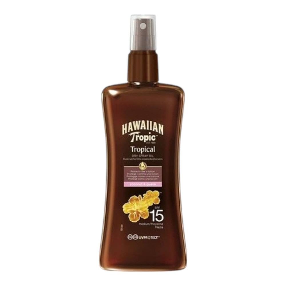 Hawaiian Tropic Tropical Dry Spray Oil 15 Spf